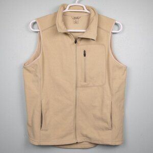 Duluth Trading Co Park Point cream vest-XL